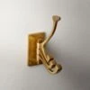 Brass 3-Prong Swivel Towel Hook