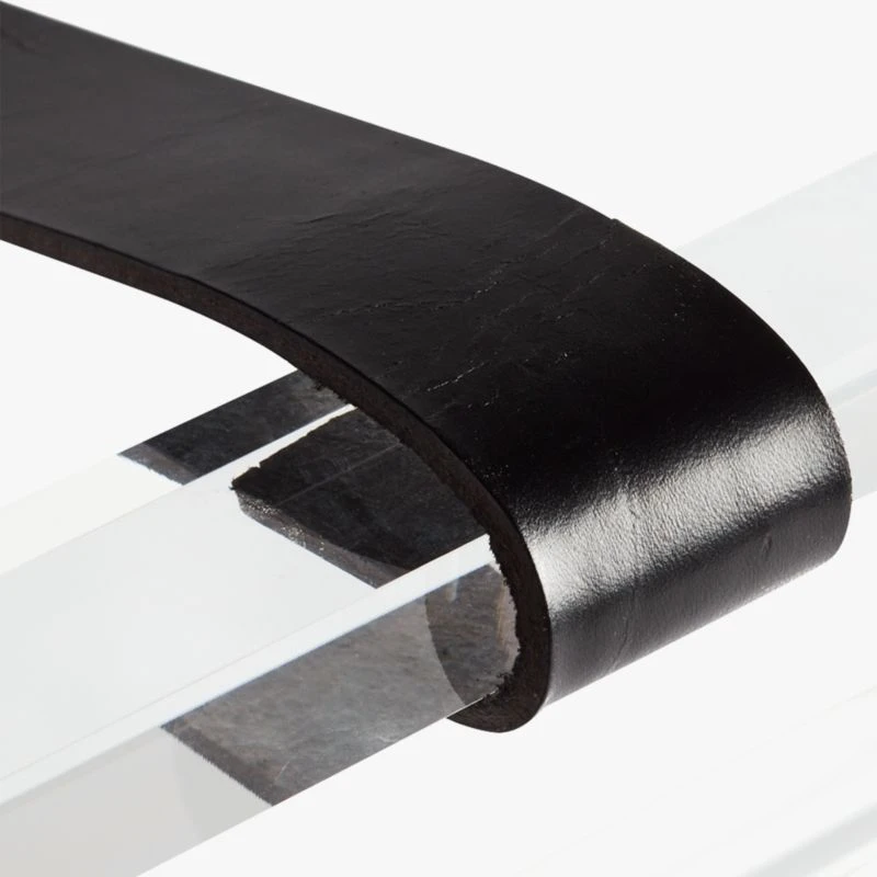 Acrylic And Leather Luggage Rack 8 Acrylic And Leather Luggage Rack - Image 8