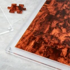 Brown Swirl Acrylic Puzzle -Optimal Furniture Store AcrylicSwirlPuzzleHAV2SHF22
