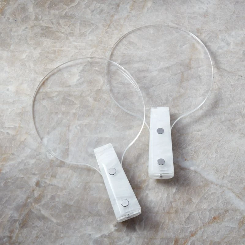 Acrylic Table Tennis Paddles Set Of 2 1 Acrylic Table Tennis Paddles Set Of 2