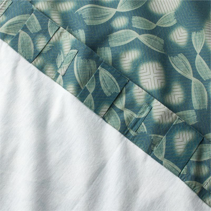 Adirex Blue Organic Cotton Window Curtain Panel 48''x84'' 5 Adirex Blue Organic Cotton Window Curtain Panel 48''x84'' - Image 5