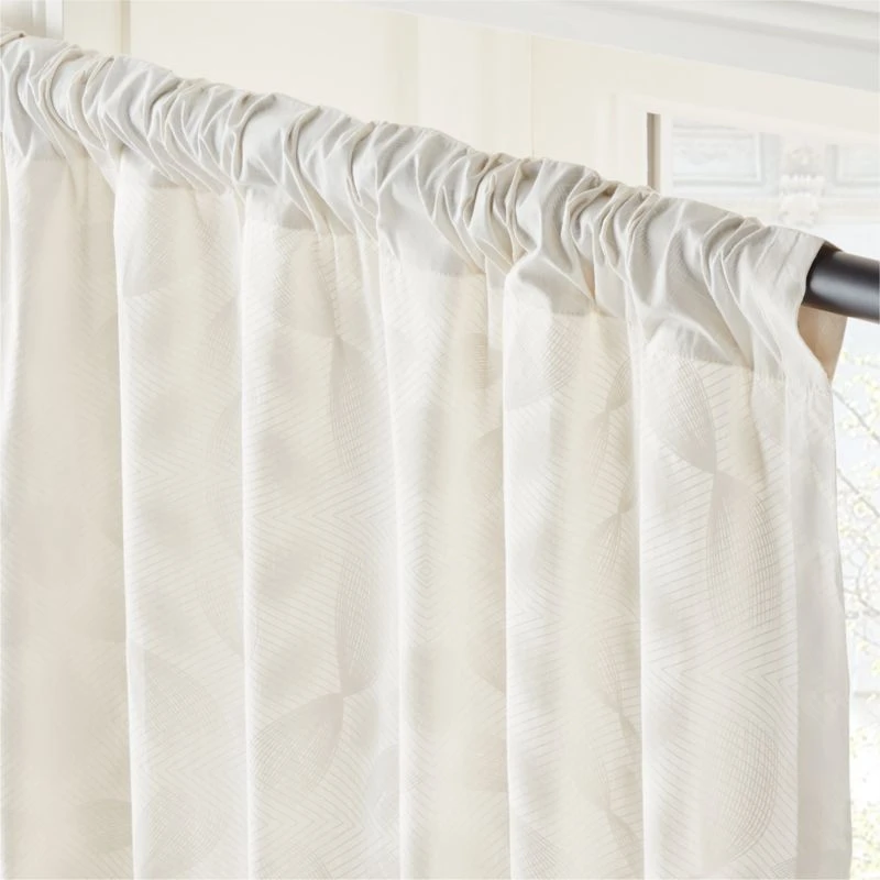 Adirex Neutral Organic Cotton Window Curtain Panel 48''x84'' 3 Adirex Neutral Organic Cotton Window Curtain Panel 48''x84'' - Image 3