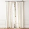 Adirex Neutral Organic Cotton Window Curtain Panel 48''x84''