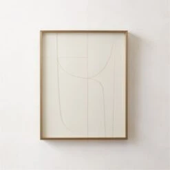 'Alliance II' Screen Print In Brass Frame16"x20"