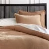 Alto Organic Cotton Camel Duvet Cover And Shams