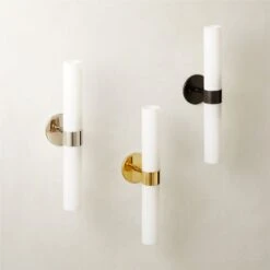 Amie Polished Nickel Wall Sconce Light -Optimal Furniture Store AmieWallSconceCollectionFHF23