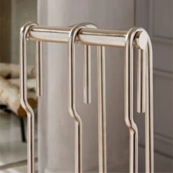 3-Piece Amos Polished Nickel Fireplace Tools -Optimal Furniture Store AmosPlshdNklFrplcToolsS3AVSHF21