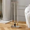 3-Piece Amos Polished Nickel Fireplace Tools