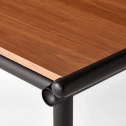 Anacapri Square Walnut Dining Table -Optimal Furniture Store AnacapriSquareWalnutTblAVSSF22