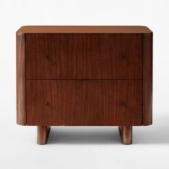 Andora 2-Drawer Wood Nightstand -Optimal Furniture Store AndoraWoodNightstandSOSSS22