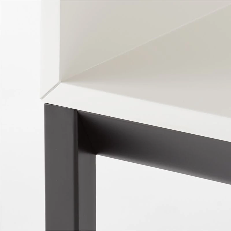 Aptum White Metal Bookcase 6 Aptum White Metal Bookcase - Image 6