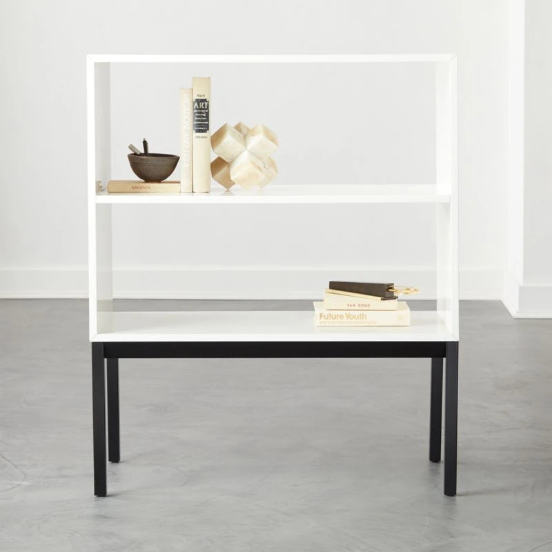 Aptum White Metal Bookcase 2 Aptum White Metal Bookcase - Image 2
