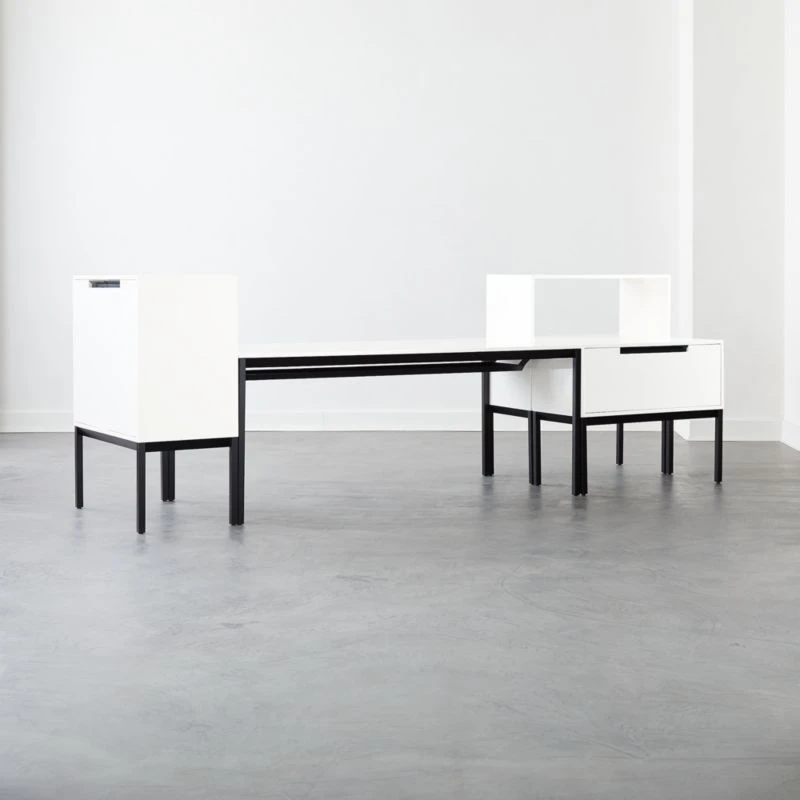 Aptum White Metal Bookcase 8 Aptum White Metal Bookcase - Image 8