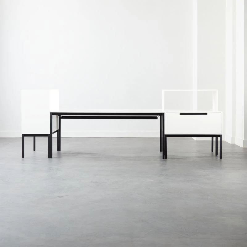 Aptum White Metal Bookcase 7 Aptum White Metal Bookcase - Image 7