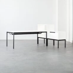 Aptum White Metal Bookcase 21 Aptum White Metal Bookcase -Optimal Furniture Store AptumModularGroup2AVFHF21