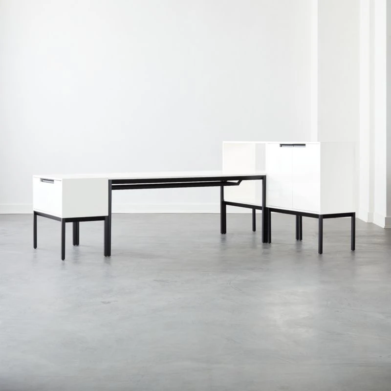 Aptum White Metal Bookcase 12 Aptum White Metal Bookcase - Image 12