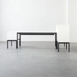 Aptum White Metal Bookcase 22 Aptum White Metal Bookcase -Optimal Furniture Store AptumModularGroup3FHF21