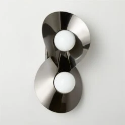 Aquarius Blackened Brass Wall Sconce Light