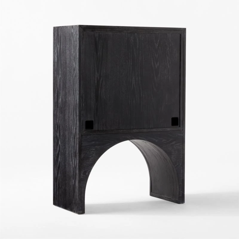 Augusta Black Entryway Cabinet 8 Augusta Black Entryway Cabinet - Image 8