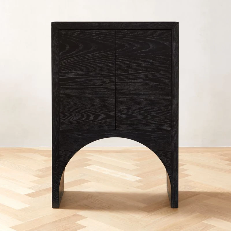 Augusta Black Entryway Cabinet 1 Augusta Black Entryway Cabinet