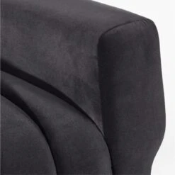 Ardis Black Chair -Optimal Furniture Store ArdisBlkVelvetChairLucaAVSSS21