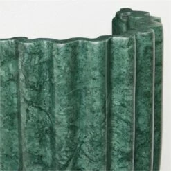 Ariel Fluted Green Marble Wall Sconce Light -Optimal Furniture Store ArielGreenMarbleSconceAVSHS23