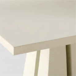 Aron White Cast Metal Outdoor Bistro Table -Optimal Furniture Store AronSqBistroTableAVSSS23