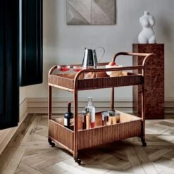 Feliz Rattan Bar Cart 15 Feliz Rattan Bar Cart -Optimal Furniture Store AthenaWallArtBurlWoodPedestalJL21 1x1