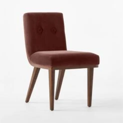 Axel Tufted Wine Velvet Dining Chair -Optimal Furniture Store AxelTftdWdBckChairWine3QSSF22