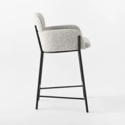 Azalea Boucle Upholstered Counter Stool -Optimal Furniture Store AzaleaBoucleCounterStoolSDSSF21
