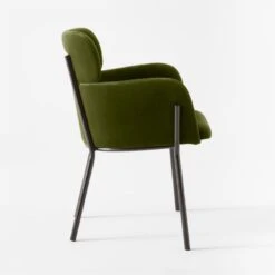 Azalea Green Velvet Chair Set Of 4 -Optimal Furniture Store AzaleaGrnVelvetChairSDSSS22 1