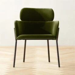 Azalea Green Velvet Chair Set Of 4