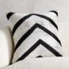 Balance Turkish Silk Throw Pillow With Feather-Down Insert 20"