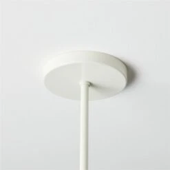 Bali White Pendant Light 14" -Optimal Furniture Store BaliPendantSmallSSS21