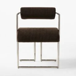 Barber Dark Brown Upholstered Dining Chair -Optimal Furniture Store BarberFabricChairSOSSSF23