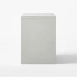 Barton 2-Drawer High-Gloss Grey Lacquered Nightstand -Optimal Furniture Store BartonHiGlsLcqdNghtstndSDSSS22