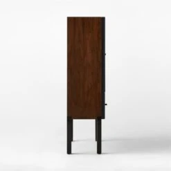 Bayamo Dark Blue Wood Bar Cabinet -Optimal Furniture Store BayamoStandingBarSDSSS23
