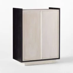 Beaufort Bleached Wood Chifferobe -Optimal Furniture Store BeaufortBldWdChifferobe3QBSSS22