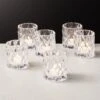 Betty Glass Tealight Candle Holder Set Of 6