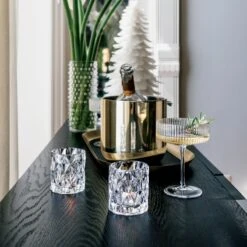 Betty Glass Tealight Candle Holder Set Of 6 -Optimal Furniture Store BettyClearTeaLightCandleNV20 1x1