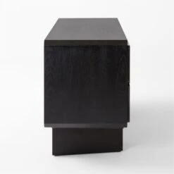 Bishop Black Ebonized Oak Wood Credenza -Optimal Furniture Store BishopCredenzaSDSSS22