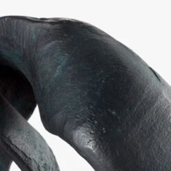 Black Aluminum Ribbon Table Sculpture -Optimal Furniture Store BlackRibbonSculptureAVS20