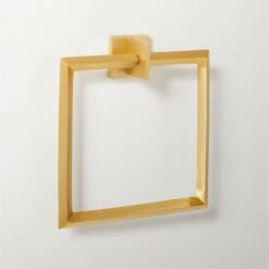 Blaine Brushed Brass Towel Ring