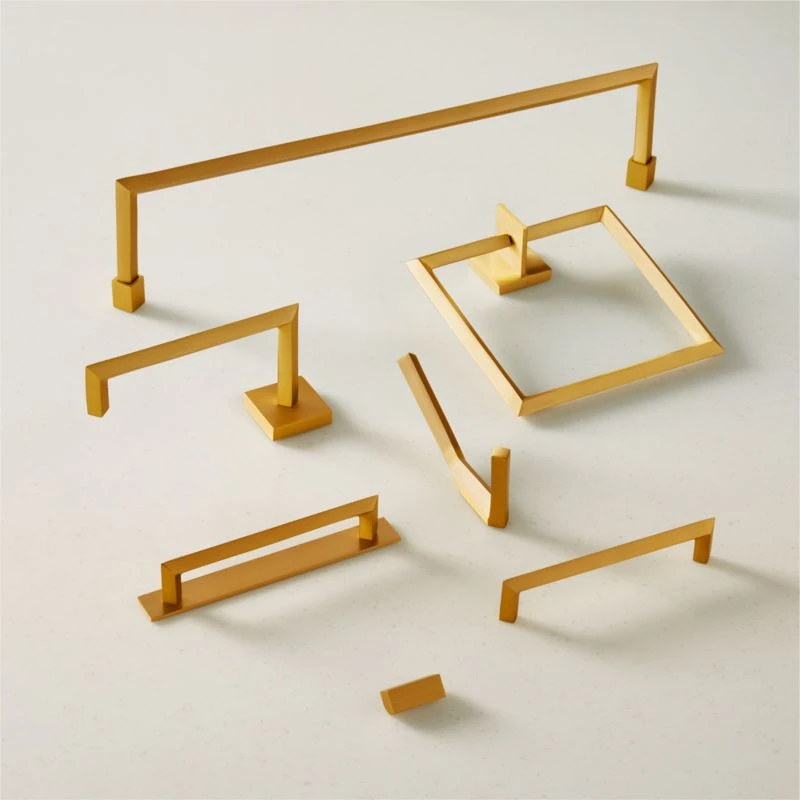 Blaine Brushed Brass Wall Mount Hook 3 Blaine Brushed Brass Wall Mount Hook - Image 3