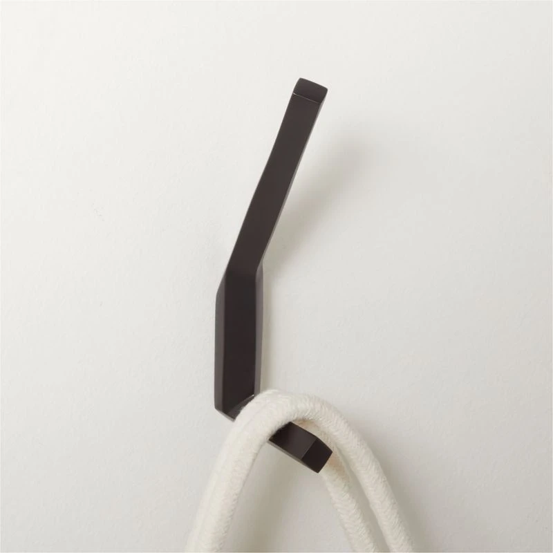 Blaine Matte Black Wall Mount Hook 2 Blaine Matte Black Wall Mount Hook - Image 2