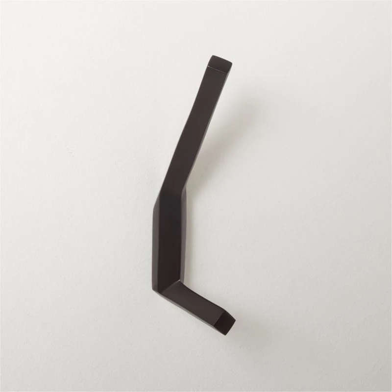 Blaine Matte Black Wall Mount Hook 1 Blaine Matte Black Wall Mount Hook