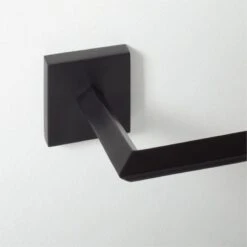 Blaine Matte Black Wall Mount Toilet Paper Holder 6 Blaine Matte Black Wall Mount Toilet Paper Holder -Optimal Furniture Store BlaineMttBlkWllMntdTpHldrAVSHF21
