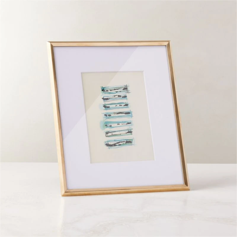 Blaine Polished Brass Picture Frame 5"x7" 1 Blaine Polished Brass Picture Frame 5"x7"