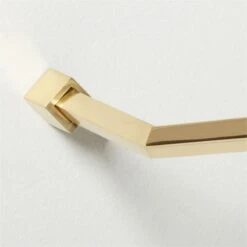 Blaine Polished Brass Towel Bar 18" -Optimal Furniture Store BlainePldBrsTowelBar18inAVSHF21