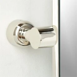 Blaine Polished Nickel Rectangular Pivot Wall Mirror 24"x36" -Optimal Furniture Store BlainePldNkPvtMrr24x36inAV3SHF22